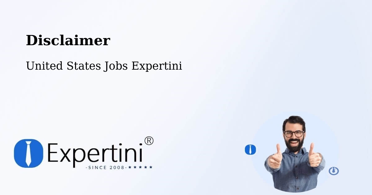 Disclaimer – Bannockburn - United States Jobs Expertini